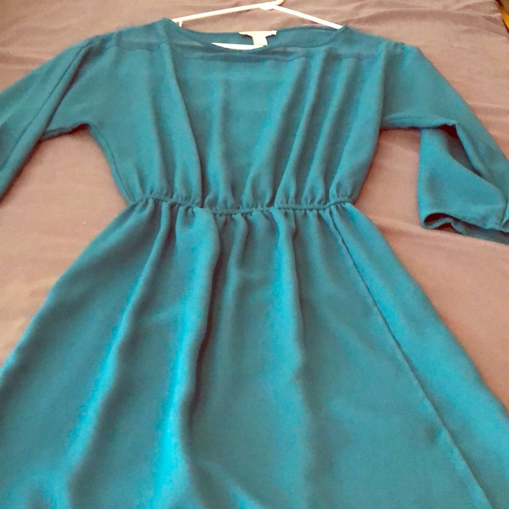 Turquoise blue/green dress